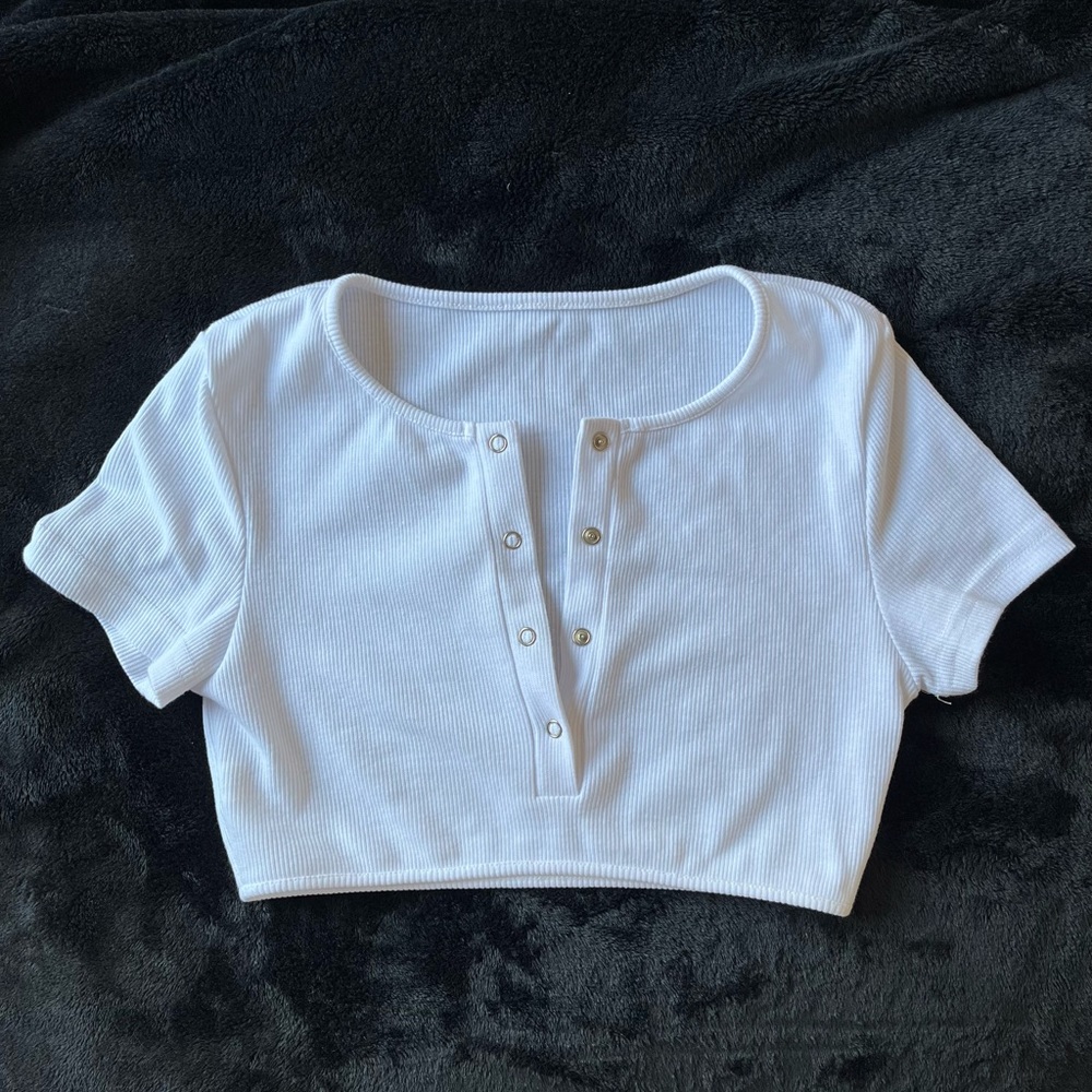 Cropped Button Up